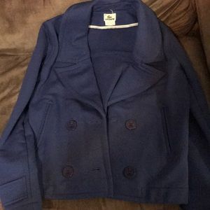 Purple Lacoste Pea Coat